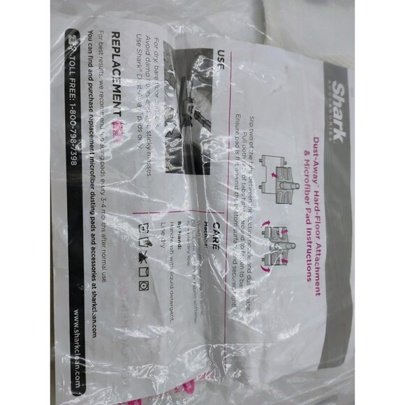 Shark Dust-Away Hard Floor Attachment for HV320 And UV450 W/ Cloth & Manual New - Picture 3 of 10